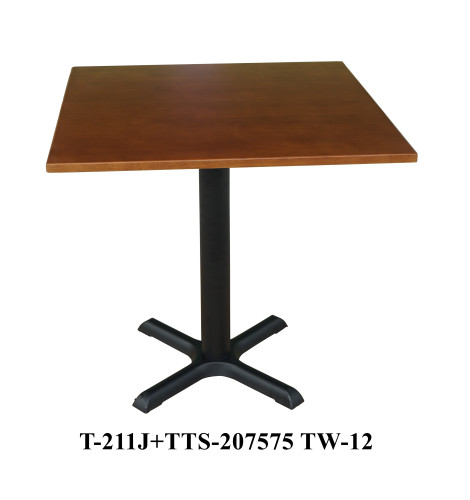 ขาย ขาโต๊ะเหล็ก4แฉก พ่นสีดำ /ขาโต๊ะอาหารสำเร็จรูป/ รหัส T-211J 3