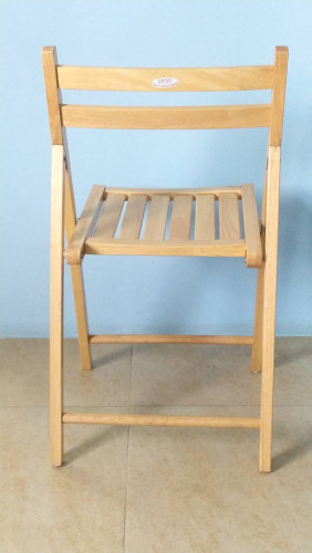 เก้าอี้ไม้ยางพาราพับได้ สีธรรมชาติ /เก้าอี้พับเกรดงานส่งออก_ รหัส CD-118 8