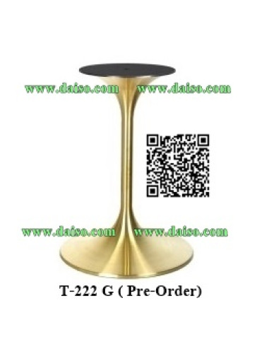 ขาโต๊ะสแตนเลส ทำสีทอง T-222G