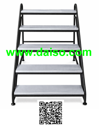 ผลิตบันไดสำหรับเวที/ บันได 5 ขั้น เลือกสีพรมได้  สูง 1 เมตร / รหัส Ladder 5