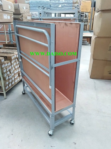 เตียงเสริมพร้อมที่นอนขนาด 3 ฟุต พับได้  มีล้อ / เตียง_Guest Extra Bed/ รหัส DS-Bed-18 5