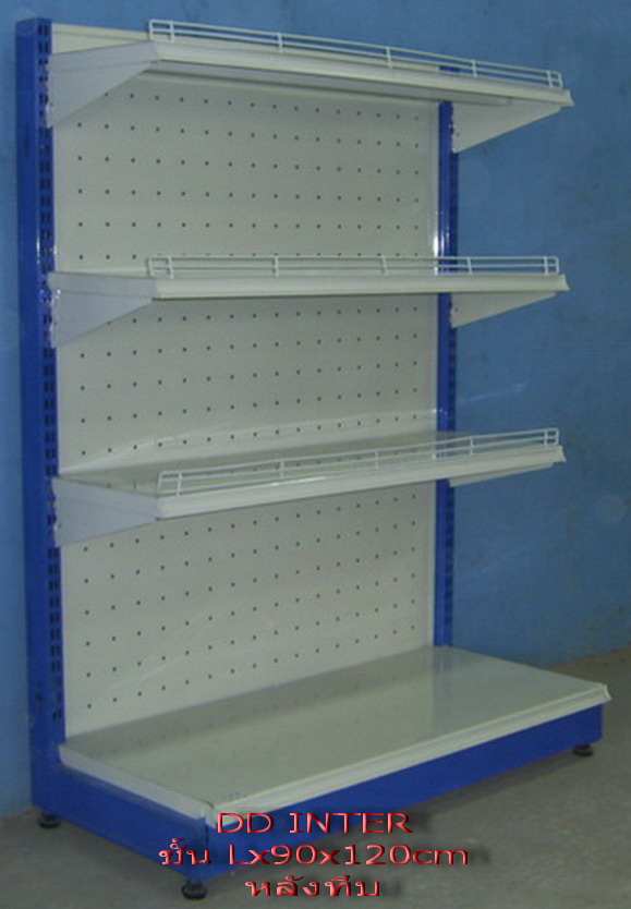 ชั้นหน้าเดียว  Lx42x90x120cm (หลังทึบ) 1