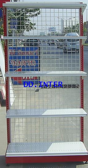 ชั้นหน้าเดียว  Lx45x100x180 cm (หลังตาข่าย) 1