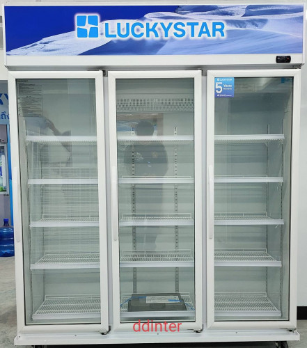 ตู้แช่ 3ประตู ดิจิตอล เทน้ำทิ้ง LUCkY STAR 1