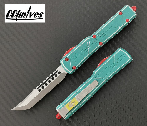 มีดออโต้ Microtech UTX-70 Hellhound Bounty Hunter OTF Automatic Knife Apocalyptic Blade (419-10BH)