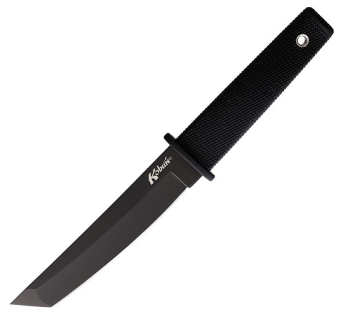 มีดใบตาย Cold Steel Kobun Fixed Blade Black Tanto Plain Blade, Black Kray-Ex Handle (17T-BKBK)