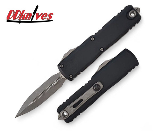 มีดออโต้ Microtech UTX-85 D/E Gen IV OTF Auto Knife Apocalyptic Blade, Black Alu Handle (12324-10AP)