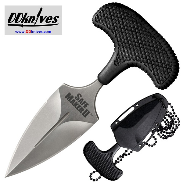 มีดชก Cold Steel Safe Maker II Push Dagger AUS-8 Blade, Kray-Ex Handle, Secure-Ex Sheath (12DCST)