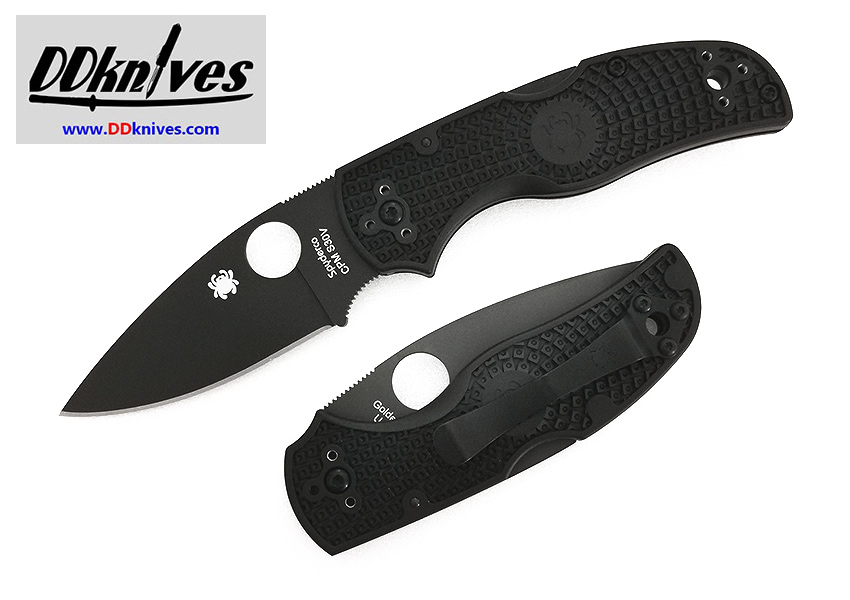 มีดพับ Spyderco Native 5 Folding Knife S30V Black Plain Blade, Black FRN Handles (C41PBBK5)