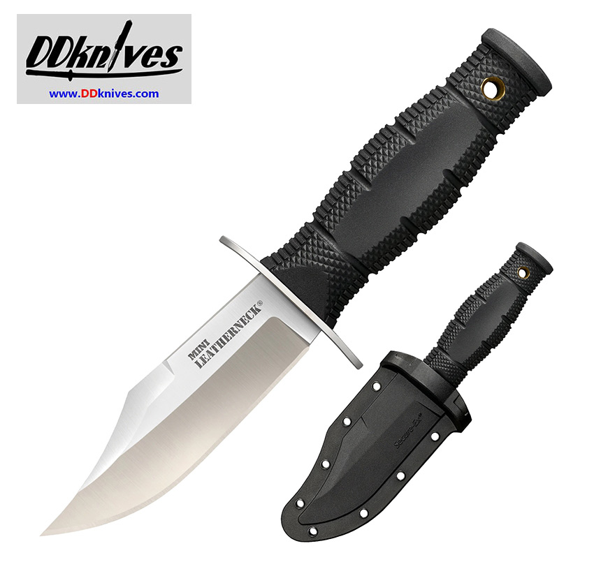 มีดใบตาย Cold Steel Mini Leatherneck Fixed Blade Knife Clip Point, Secure-Ex Sheath (39LSAB)