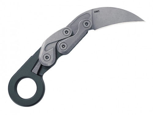 มีดคารัมบิท CRKT Provoke Compact Kinematic Karambit Folding Knife D2 Blade, Aluminum Handles (4045)