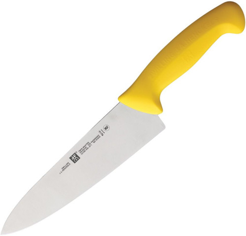 ZWILLING TWIN Master 8-inch, Chef's knife, yellow มีดเชฟ ตราตุ๊กตาคู่ ขนาด 8 นิ้ว ด้ามสีเหลือง