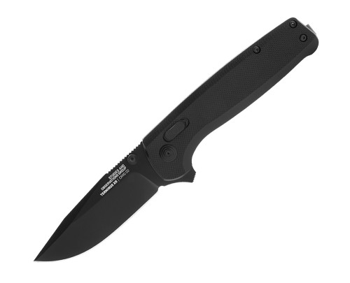 มีดพับ SOG Terminus XR Flipper Knife Black D2 Clip Point Blade, Black G10 Handles (TM1027-BX)