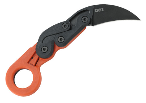 มีดคารัมบิท CRKT Provoke Kinematic Morphing Karambit Folding Knife, Orange Handles (4041O)