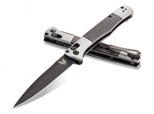 มีดออโต้ Benchmade Fact AUTO Folding Knife S90V Black DLC Spear Point Blade (4170BK)