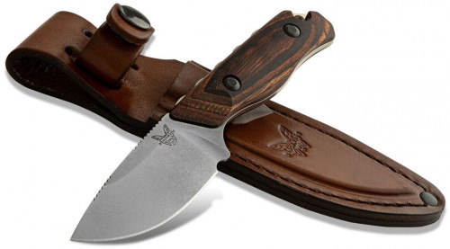 มีดใบตาย Benchmade Hunt Hidden Canyon Hunter Fixed Blade Knife S30V Drop Point Blade(15017)
