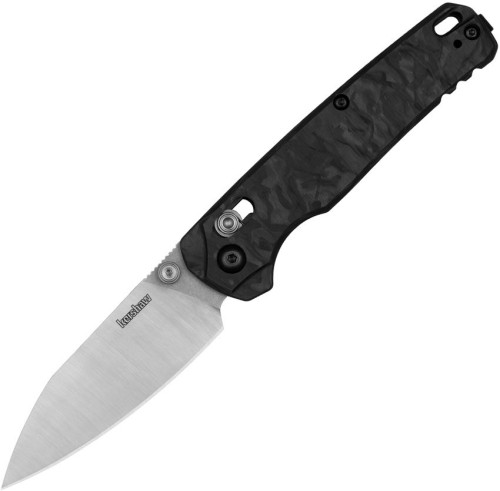 มีดพับ Kershaw Bel Air DuraLock CPM-MagnaCut Drop Point Blade, Marbled Carbon Fiber Handles (6105CF)