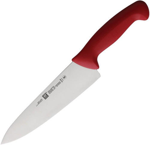 ZWILLING TWIN Master 8-inch, Chef's knife, red มีดเชฟ ตราตุ๊กตาคู่ ขนาด 8 นิ้ว ด้ามสีแดง