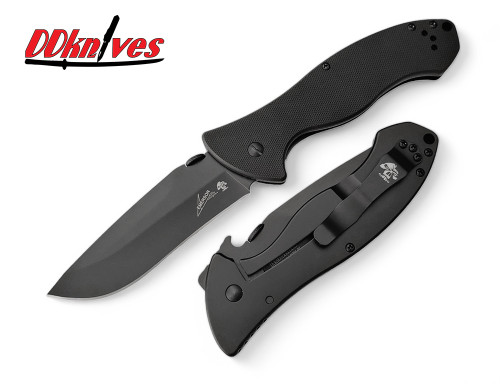 มีดพับ Kershaw Emerson CQC-9K Folding Knife Black Blade, Black G10 Handles (6045BLK)