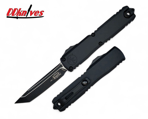 มีดออโต้ Microtech Ultratech ZBP Gen III OTF Auto Knife Black T/E, Black Aluminum Handles (1123-1T)