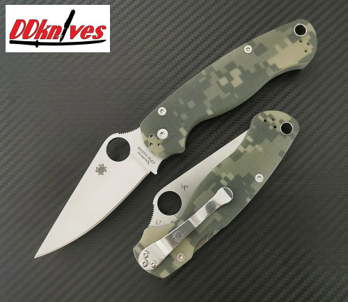 มีดพับ Spyderco Paramilitary 2 S45VN Satin Blade, Digital Camo Handles (C81GPCMO2)