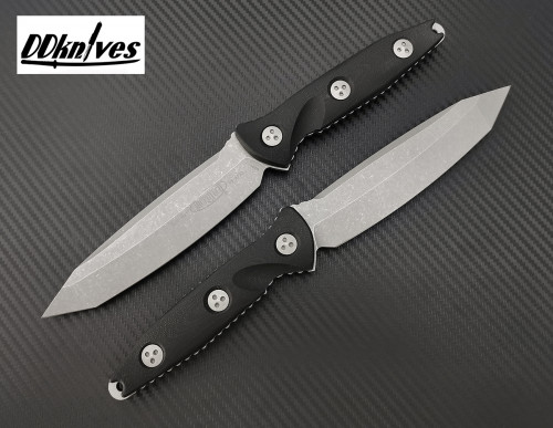 มีดใบตาย Microtech Socom Alpha Tanto Fixed Blade Knife Apocalyptic Blade, G-10 Handles (114-10AP)