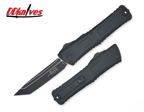 มีดออโต้ Microtech Combat Troodon Gen III OTF Auto Knife T/E Black Blade, Black Handles (1144-1T)