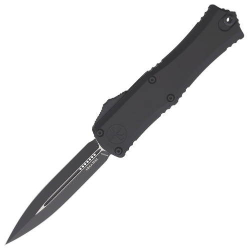 มีดออโต้ Microtech Hera II Mini D/E OTF Auto Knife Black Blade, Black Aluminum Handle (1702M-1T)