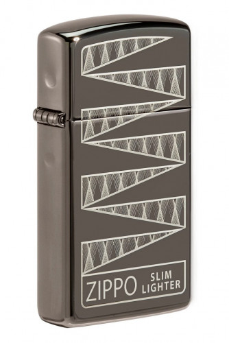 ไฟแช็ค ZIPPO 65th Anniversary ZIPPO Slim Collectible, Black Ice (49709)