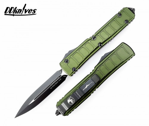 มีดออโต้ Microtech Ultratech II D/E OTF Automatic Knife Black Blade, OD Green Handles (122II-1ODS)