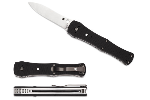 มีดบาลิซอง Spyderco Janich JaniSong Filipino Balisong Knife S30V Satin Blade, Black G10 (C191GP)
