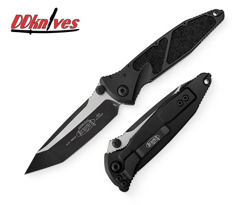 มีดพับ Microtech Socom Elite T/E Manual Folding Knife Black Tactical, Black Handles (161-1T)