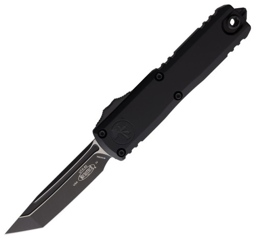 มีดออโต้ Microtech UTX-85 T/E Gen IV OTF Auto Knife Black Blade, Black Alu Handle (12334-1T)