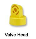 Valve  head ( สีเหลือง ) อะไหล่เครื่องปั๊มนม medela ของแท้
