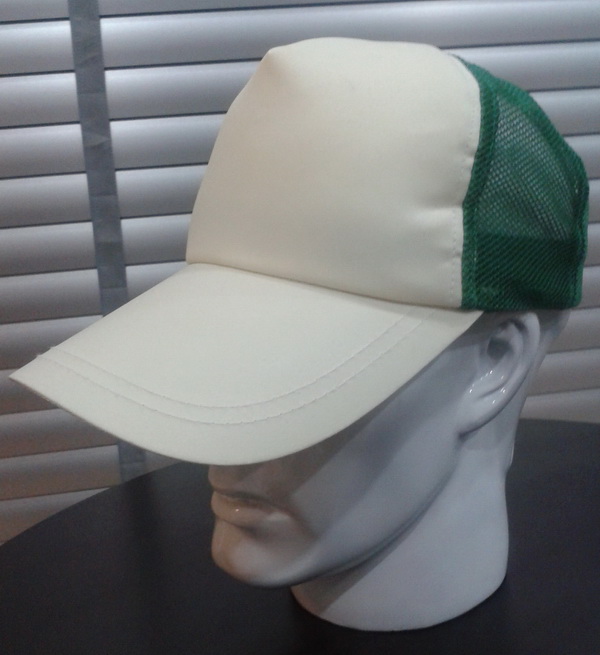 หมวกแก๊ป หน้าขาว สำหรับพิมพ์ภาพ sublimation มีหลายสี แดง น้ำเงิน เขียว เทา