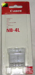 Canon Lithium Battery NB-4L