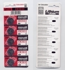 Maxell Lithium CR2032 3V แท้ 100 (made in japan)