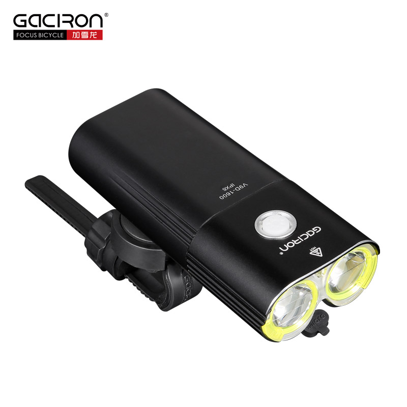 ไฟหน้าจักรยาน Gaciron 2017 V9D1600 สว่างสะใจ 1600 ลูเมนส์ ชาร์จไฟ USB และ Power Bank