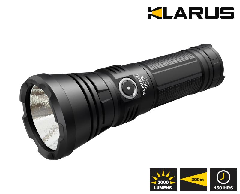 Klarus G20L XHP70.2 P2 3000Lumens ให้แสงกว้างและไกล 300 เมตร มาพร้อมสวิทซ์คู่ ควบคุมได้ง่าย