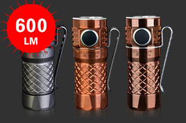 KLARUS Mi1C Titanium รุ่นพิเศษ เพื่อบุคคลพิเศษ EDC ขนาดเล็กจิ๋ว สว่างสูงสุด 600 lumens