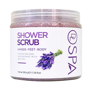DL SPA Lavender Shower Scrub 500g