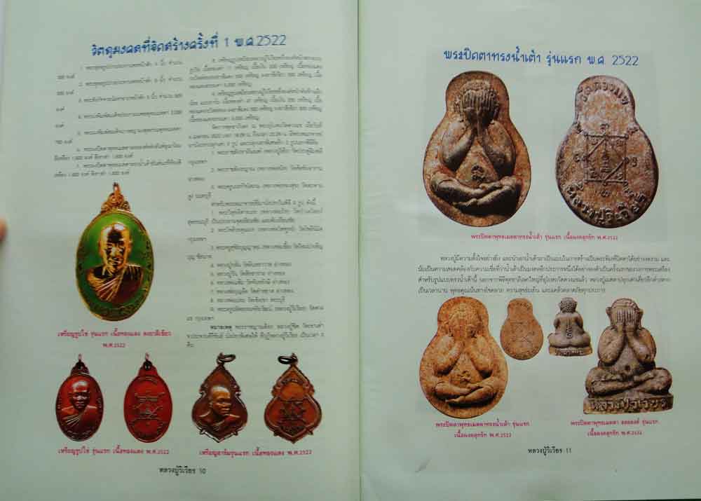 หนังสือ อมตวัตถุมงคลยอดนิยม หลวงปู่วิเวียร วัดดวงแข กรุงเทพพ ระมหานคร 8