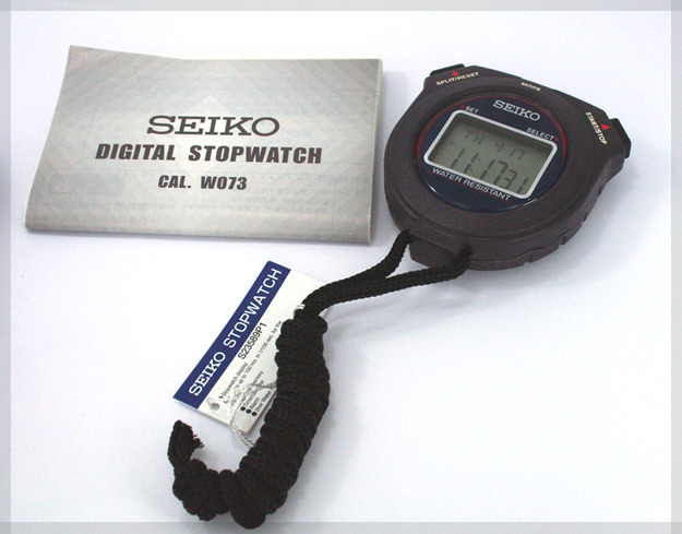 นาฬิกาจับเวลา SEIKO STOPWATCH 1/100 sec. S23589P (มีสินค้าพร้อมส่ง) 3