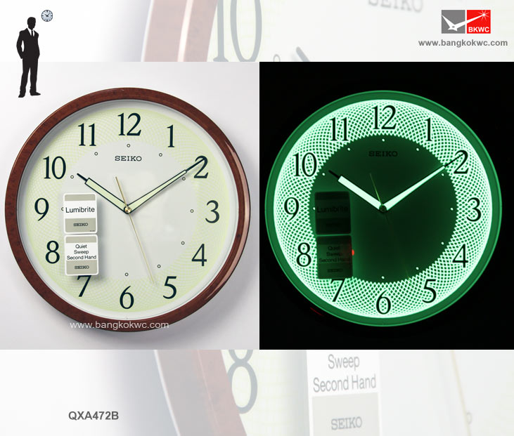 นาฬิกาแขวน SEIKO CLOCK QXA472B (12 นิ้ว) 3