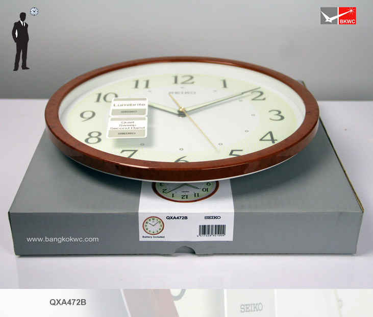 นาฬิกาแขวน SEIKO CLOCK QXA472B (12 นิ้ว) 4