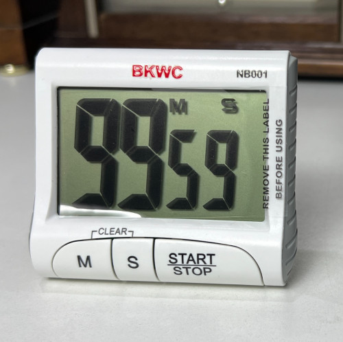 นาฬิกาจับเวลาถอยหลัง / เดินหน้า DIGITAL TIMER  BKWC NB001 (จับเวลานาน 99 นาที 59 วินาที)