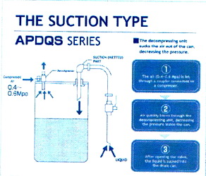 APQDS-Suction Type (สำหรับการดูดของเหลวเข้าถังบรรจุ) 1