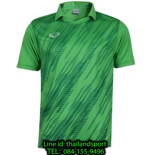 เสื้อกีฬา แกรนด์ สปอร์ต grand sport รุ่น 011-558 (สีเขียว) พิมพ์ลาย