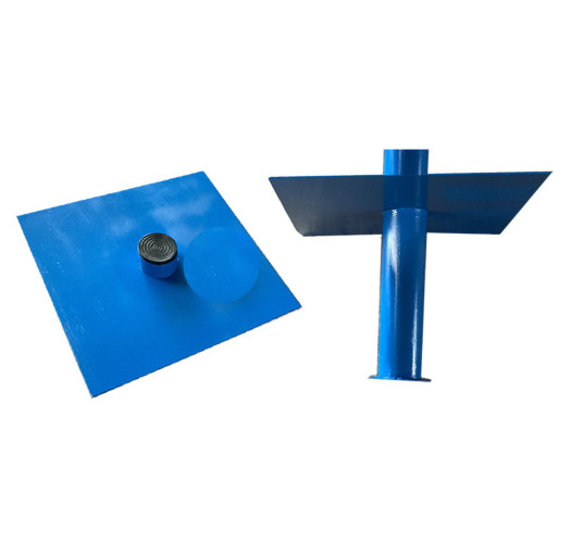 เสาวอลเลย์บอล ชายหาด รุ่น stainless ฟันเฟืองปรับระดับ ฝังพื้นทราย (b พร้อมตาข่าย) -vs 1