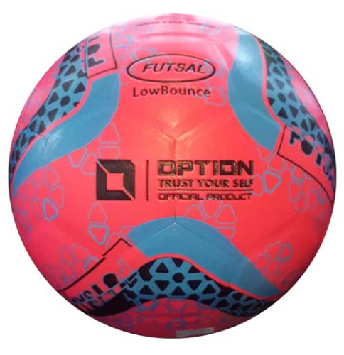 ลูกฟุตซอล ออฟชั่น futsal option รุ่น 005 (y, o, p) เบอร์ 3.5 หนังอัด pvc k+n 3